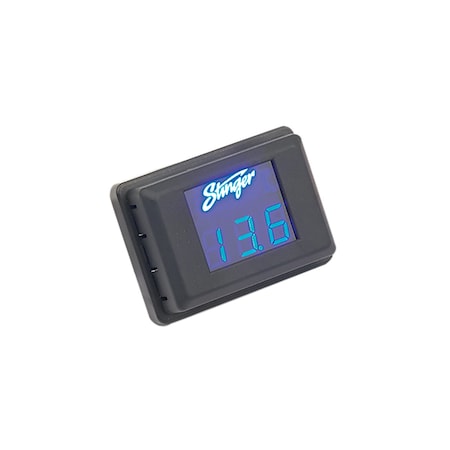 Stinger Electronics VOLTAGE METER, BLUE DIGITAL SVMB